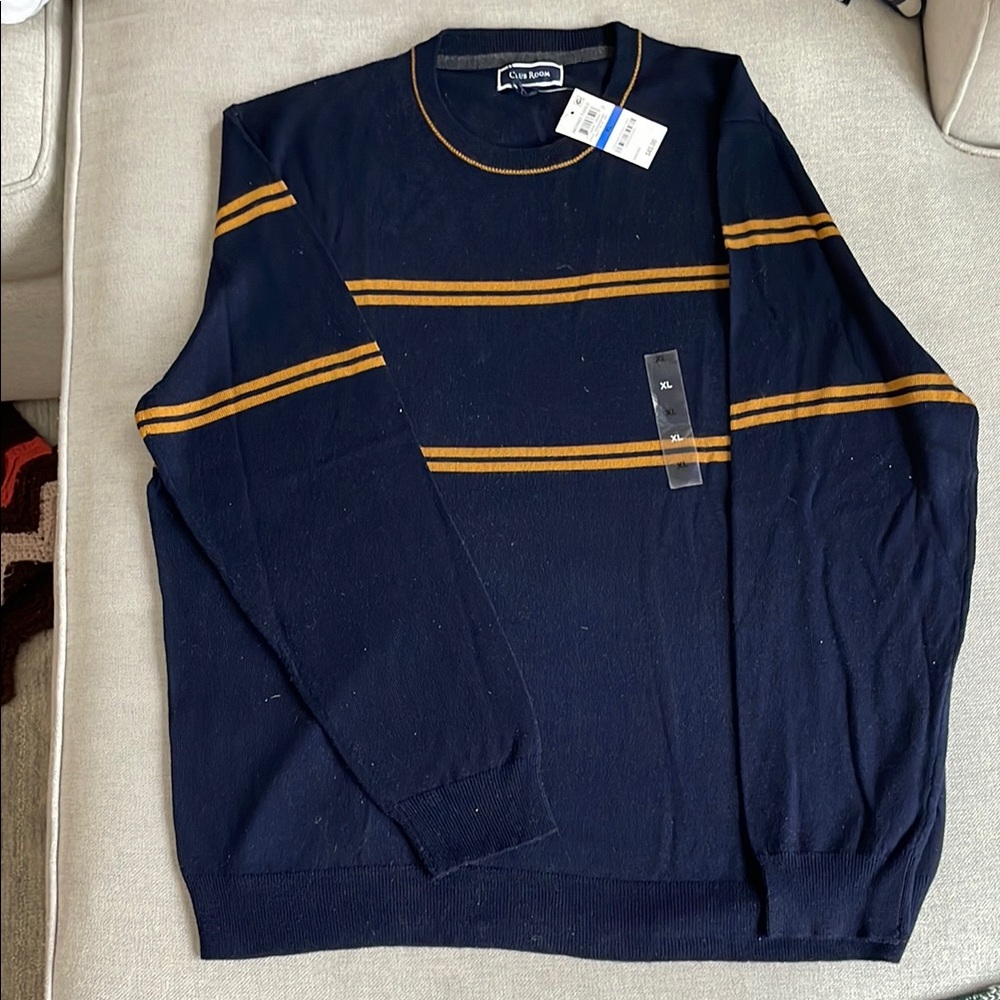 nwt club room merino wool blend sweater